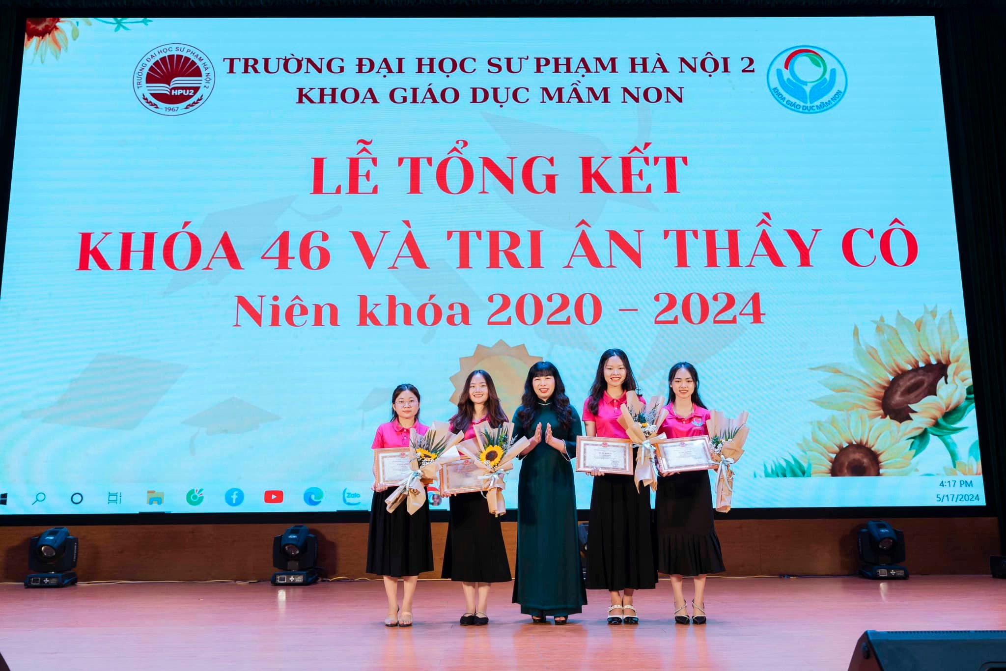 LỄ TỔNG KẾT TRI ÂN K46 – KHOA GIÁO DỤC MẦM NON 🎉