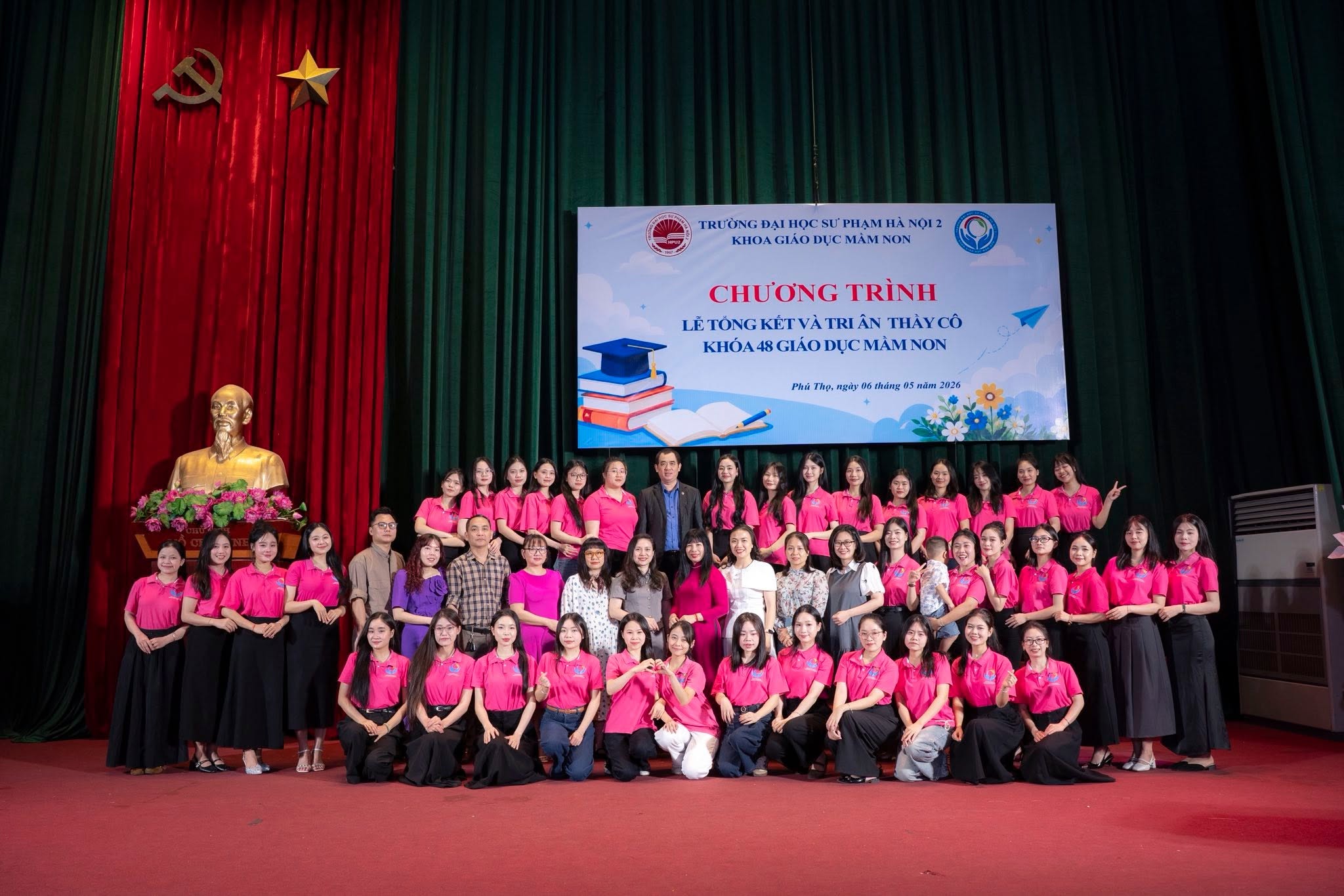 Khoa Giáo dục Mầm non tổ chức Lễ Tổng kết và Tri ân Thầy cô khóa K48: Khép lại hành trình thanh xuân, vững bước tương lai
